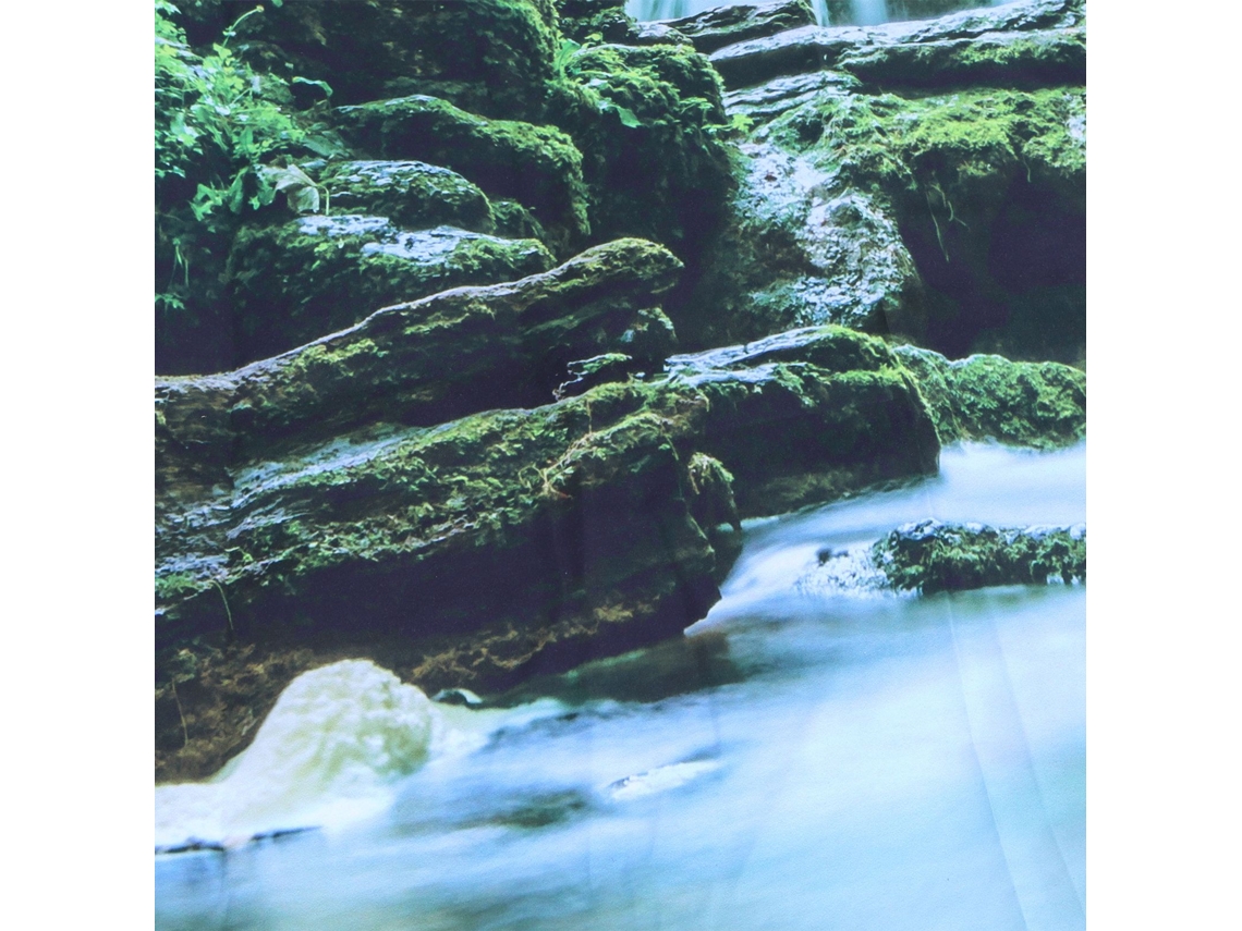 Forest Stream Scenery Tapestry (150x150cm, Background Wall Hanging) Eoocoo