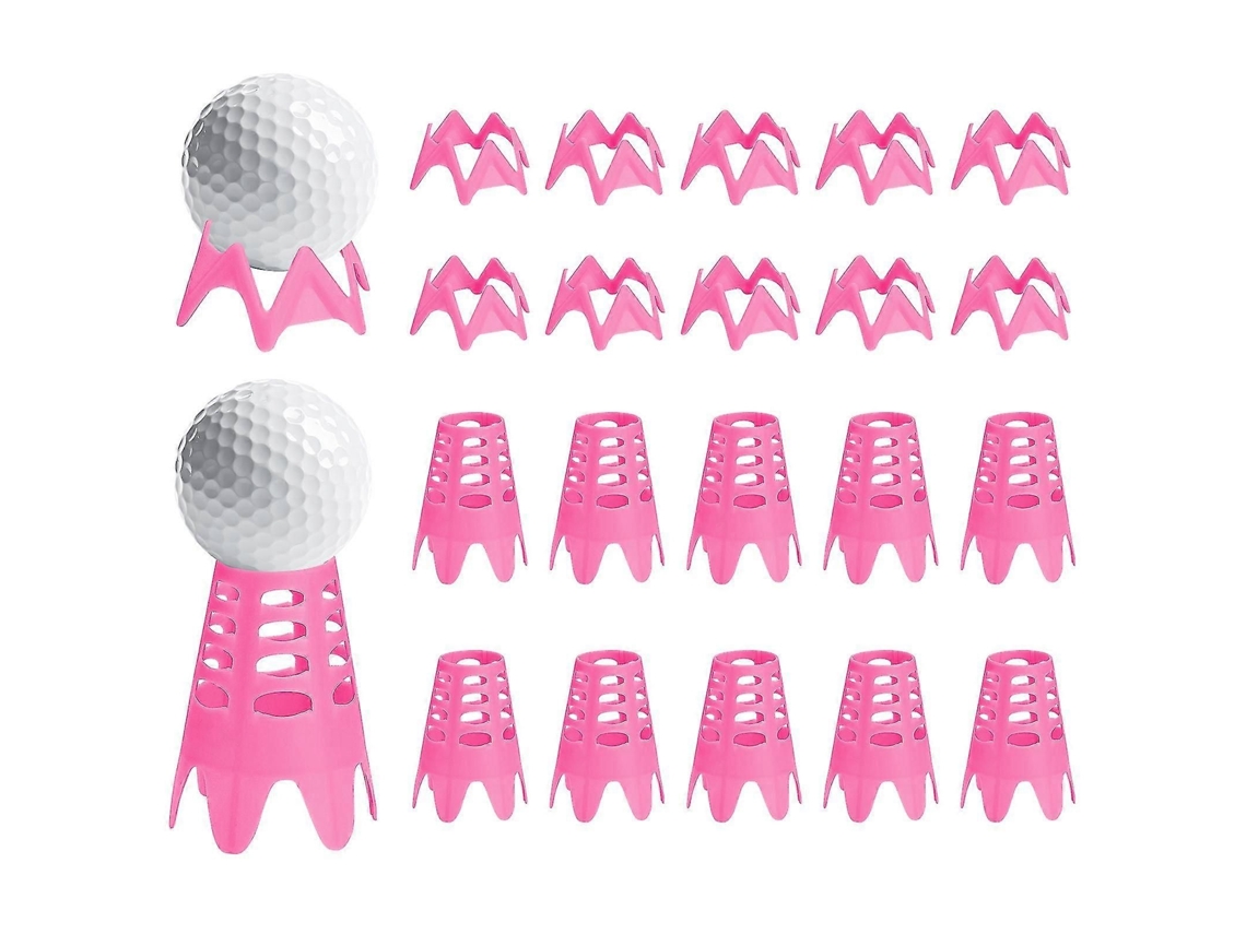 Tees De Golfe De Plástico, 20 Unidades, Para Simulador E Prática