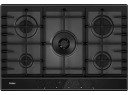Placa de Gás HAIER HAHG7W5TEB (Gás Natural - 75 cm - Preto)
