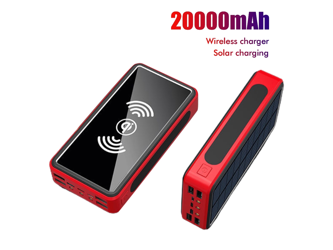 Bateria Solar LAXISCREED 20000mah Carregador Portátil