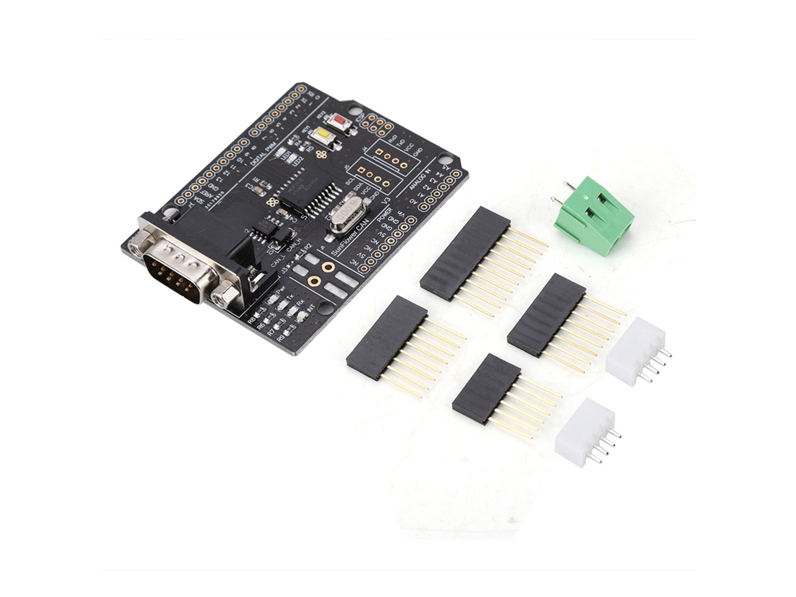 Placa De Expansão Hw-a001 Can Bus Shield Mcp2515 Com Suporte Ao Protocolo Can2.0 Para Arduino
