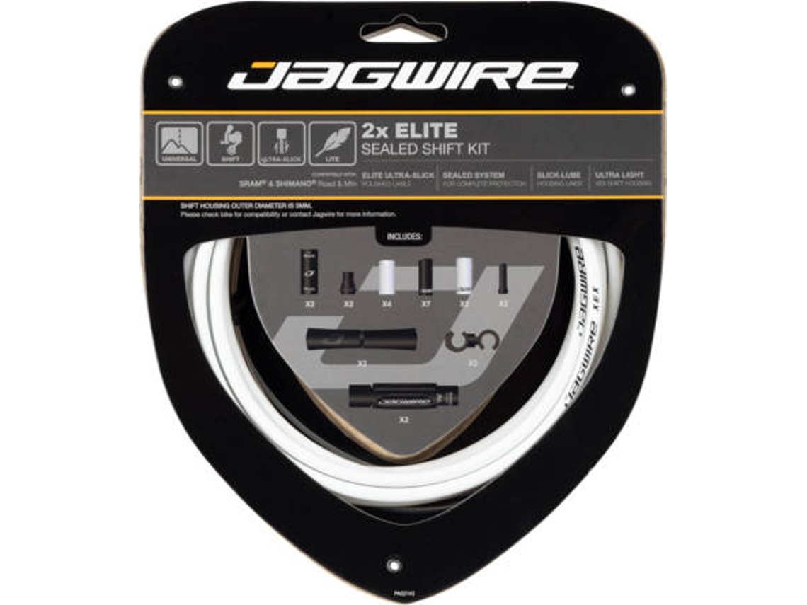 Kit JAGWIRE 2X Elite Sealed Shift Kit (Branco - TU)