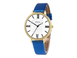 Reloj De Cuarzo Clásico Elegante Estilo Business Unisex Para Parejas (azul)