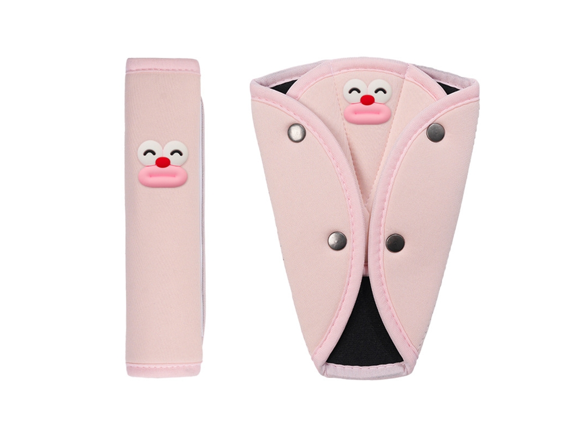 Protetor De Cinto De Segurança Eifson Poliéster Macio Rosa Anti-fricção (rosa)