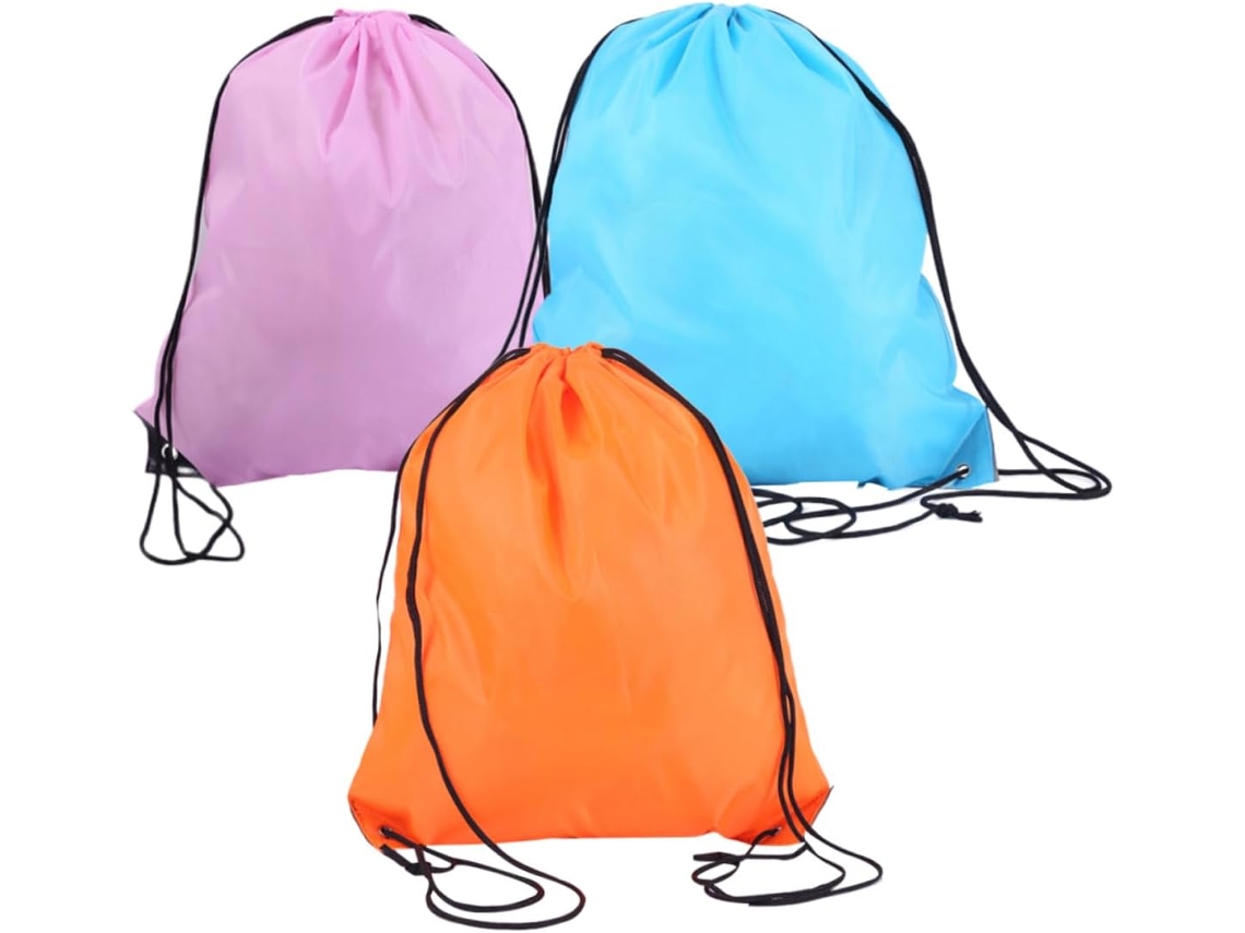 Mochilas Refletivas De Poliéster Com Cordão, Compartimentos De Armazenamento, Cores Aleatórias. Mochilas Refletivas De Poliéster Com Co Gokoco
