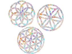 Adesivos Decorativos Estáticos Para Janelas Em Vidro - Pvc Anticolisão E Anti-pássaros