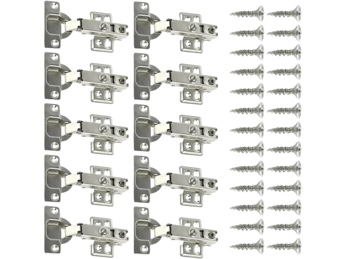 Dobradiças De Porta Com Rolamento Esferas, Reforçadas, 10 Peças,