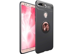 Conjunto de Películas de Ecrã Fólio Dourada Tipo para Huawei Enjoy8 HONGWE. Preto (2un)