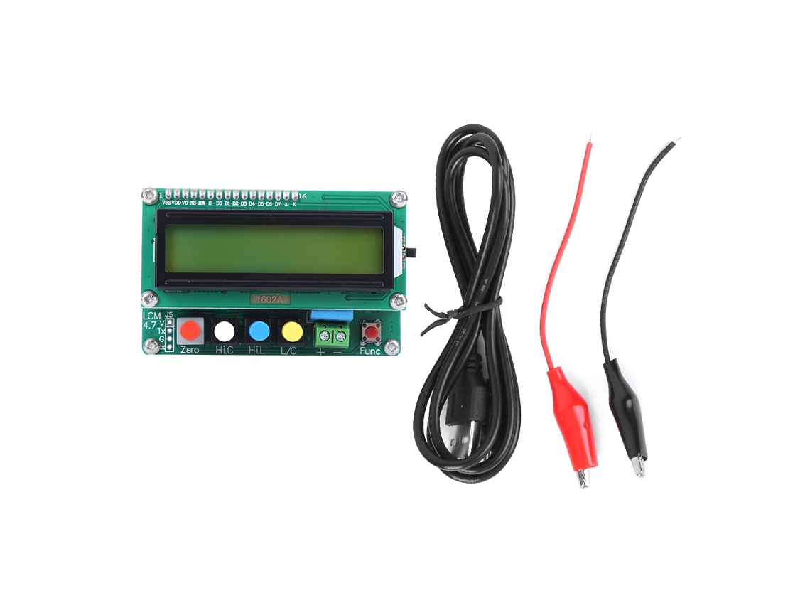 MEDIDOR DE CAPACITÂNCIA YURU Digital LC 100 com Interface USB para Componentes Eletrônicos