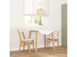 Vidaxl Cadeiras De Jantar Com Almofadões 2 Pcs Madeira Maciça