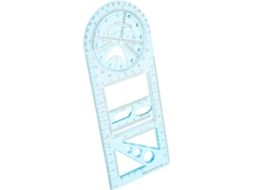 Kit De Régua Geométrica Plástico Para Desenho, Ideal Para Estudantes Ferramenta Leve E Estável, Perfeita Para Decoração
