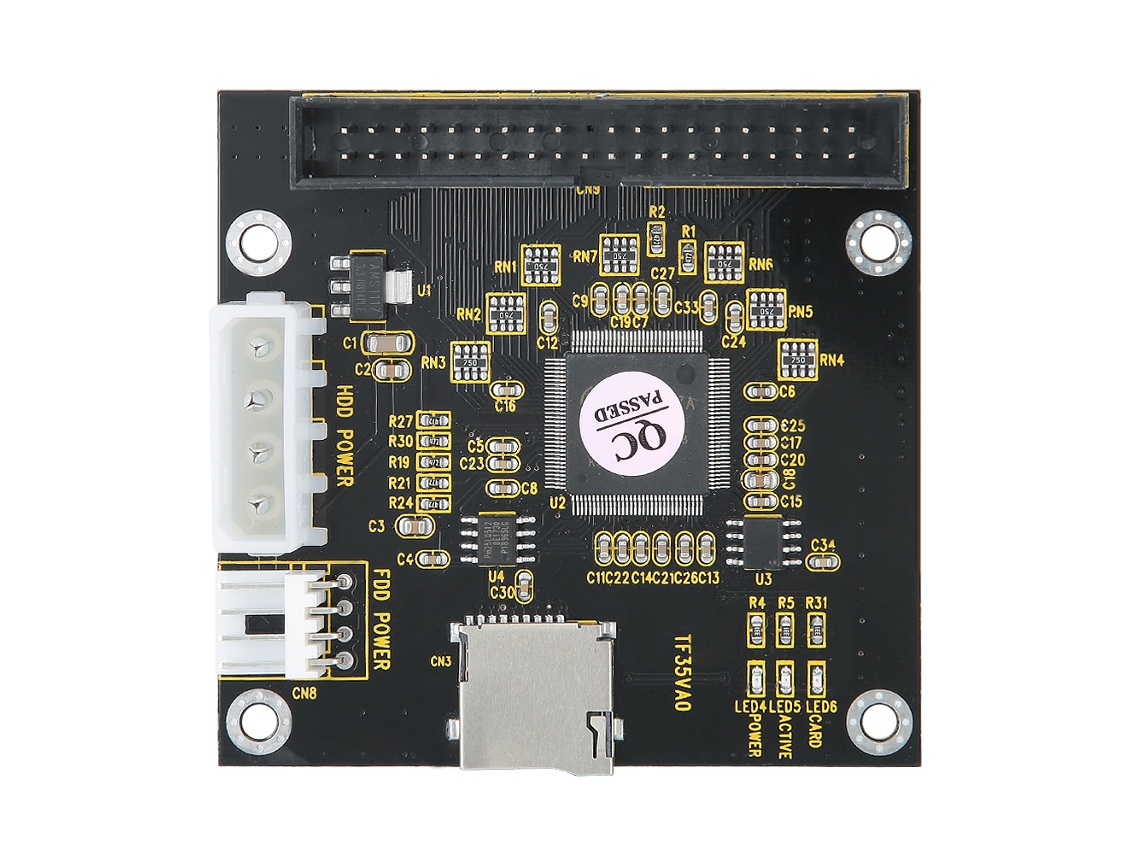 Cartão Adaptador Riser De Disco Rígido Ide/ata-33 Masculino De 44 Pinos/2,0mm Para Dos/nt4/windows/os X/linux