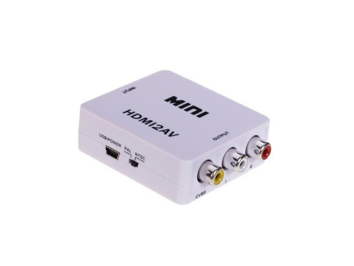 Adaptador Hdmi Para Av Imagem, Som E Compatibilidade Perfeitos Aquaforge