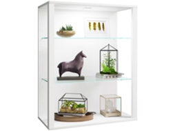 Vitrina De Vidro Em Madeira Glasol Lw Vcm