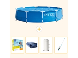 Intex Piscina Com Estrutura Redonda - 366x76 Cm - 5-peças S22
