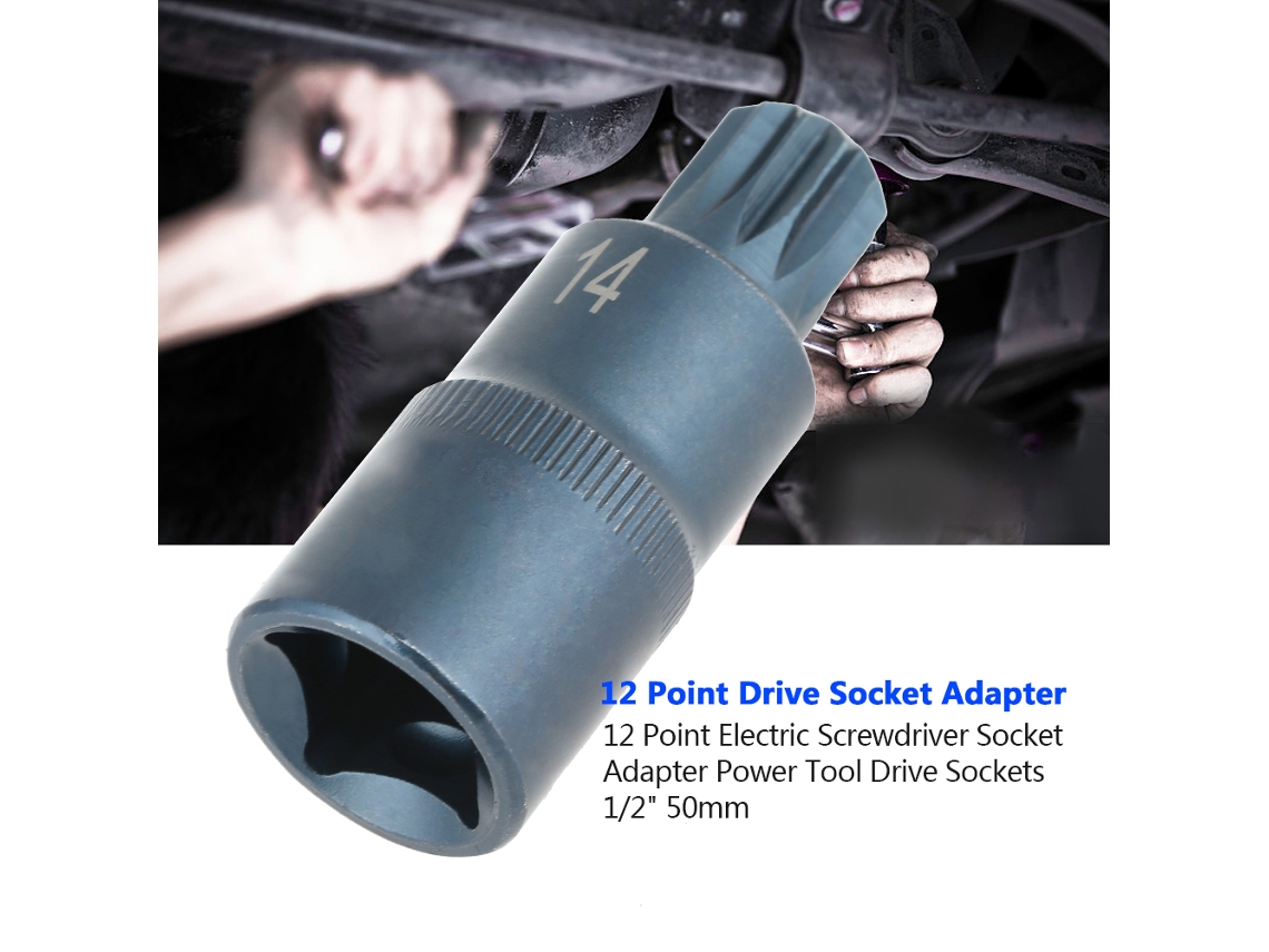 Laxiscreed Chave Elétrica Com Cabeça De 12 Pontos, Ideal Para Drive De 1/2"