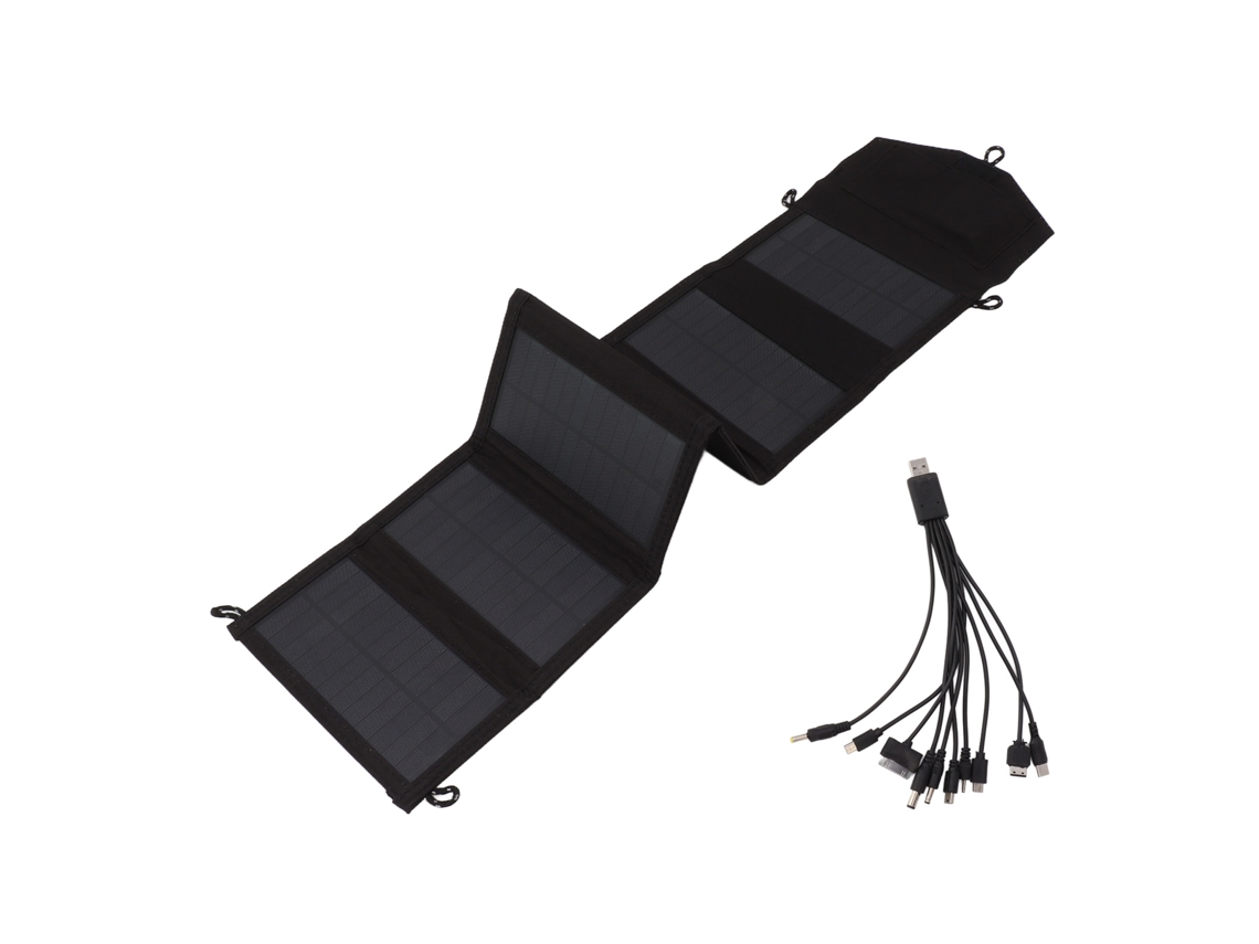 Carregador De Painel Solar Ip65 Dobrável 20w 5v Usb Carregador De Painel Solar Portátil Para Smartphones Tablets