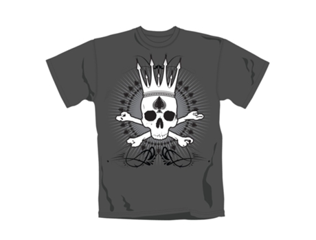 T-Shirt LOUD DISTRIBUTION Halloween - Ace Of Spades Cinzento (Tamanho: S)