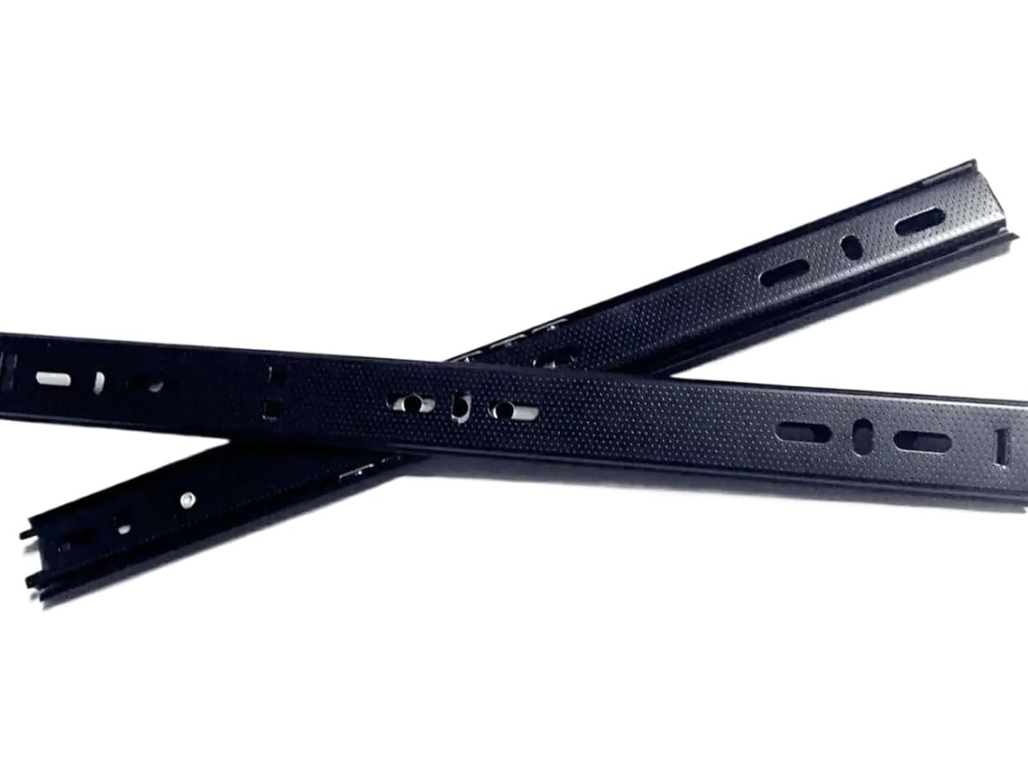 Corrediças Laterais Para Armários, 1par, Corrediças Para Gavetas, 27mm De Largura, Duas Seções, Guia De Esferas, 10a 16 Polegadas