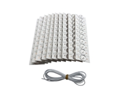 Perlas de Lâmpada Smd 3v com Lente Óptica para Reparação de Tv Led 32 65 Polegadas Acessórios | S/MARCA