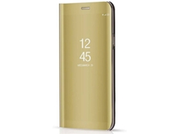 Capa Huawei Y6 Prime 2018 WJS Flip Dourado