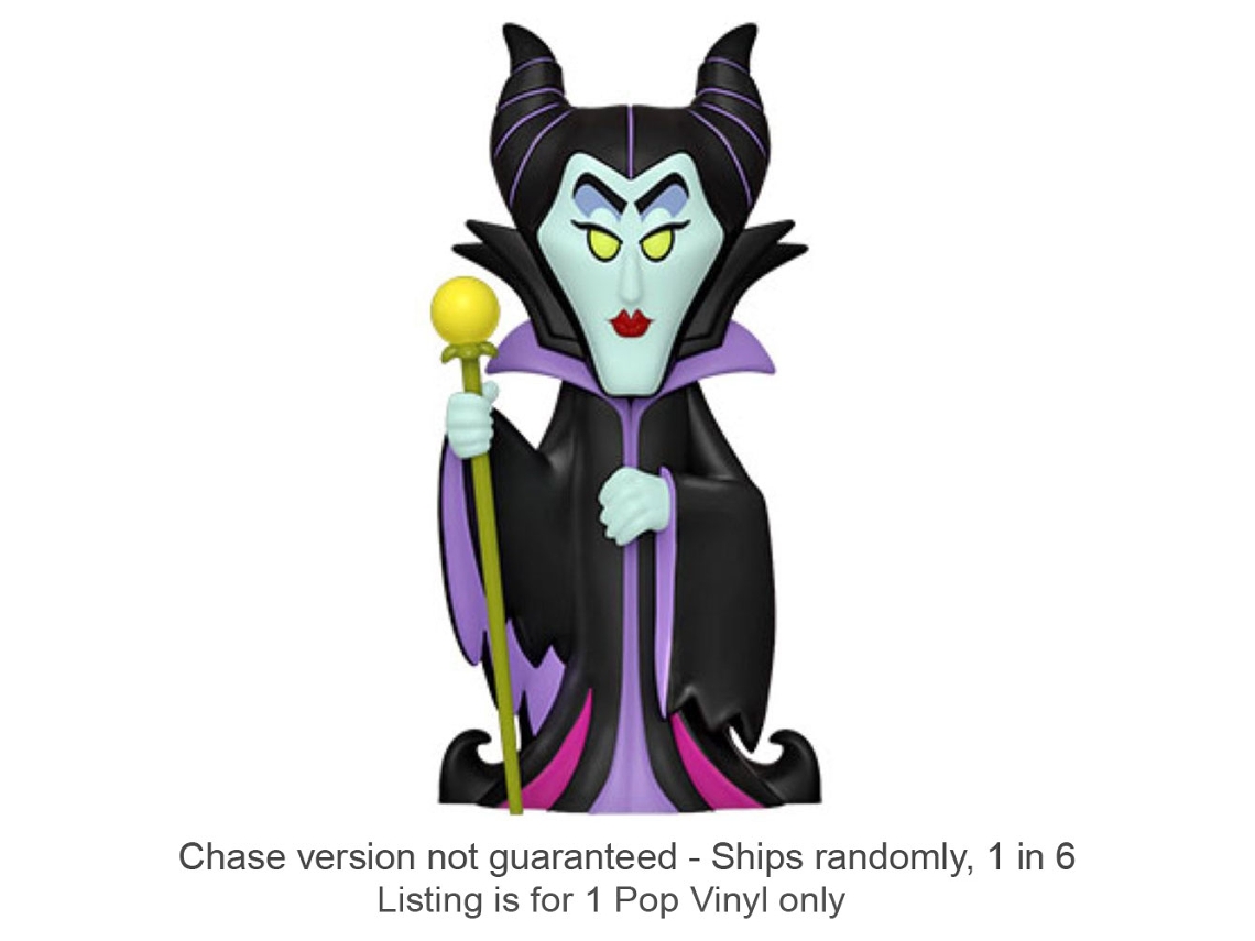Figura Funko SLEEPING BEAUTY Maleficent Vinyl Soda Chase Enviado 1 em 6