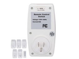 Laxiscreed Interruptor De Tomada Eléctrica Com Controlo Remoto Sem Fios Para Luzes Até 1200w