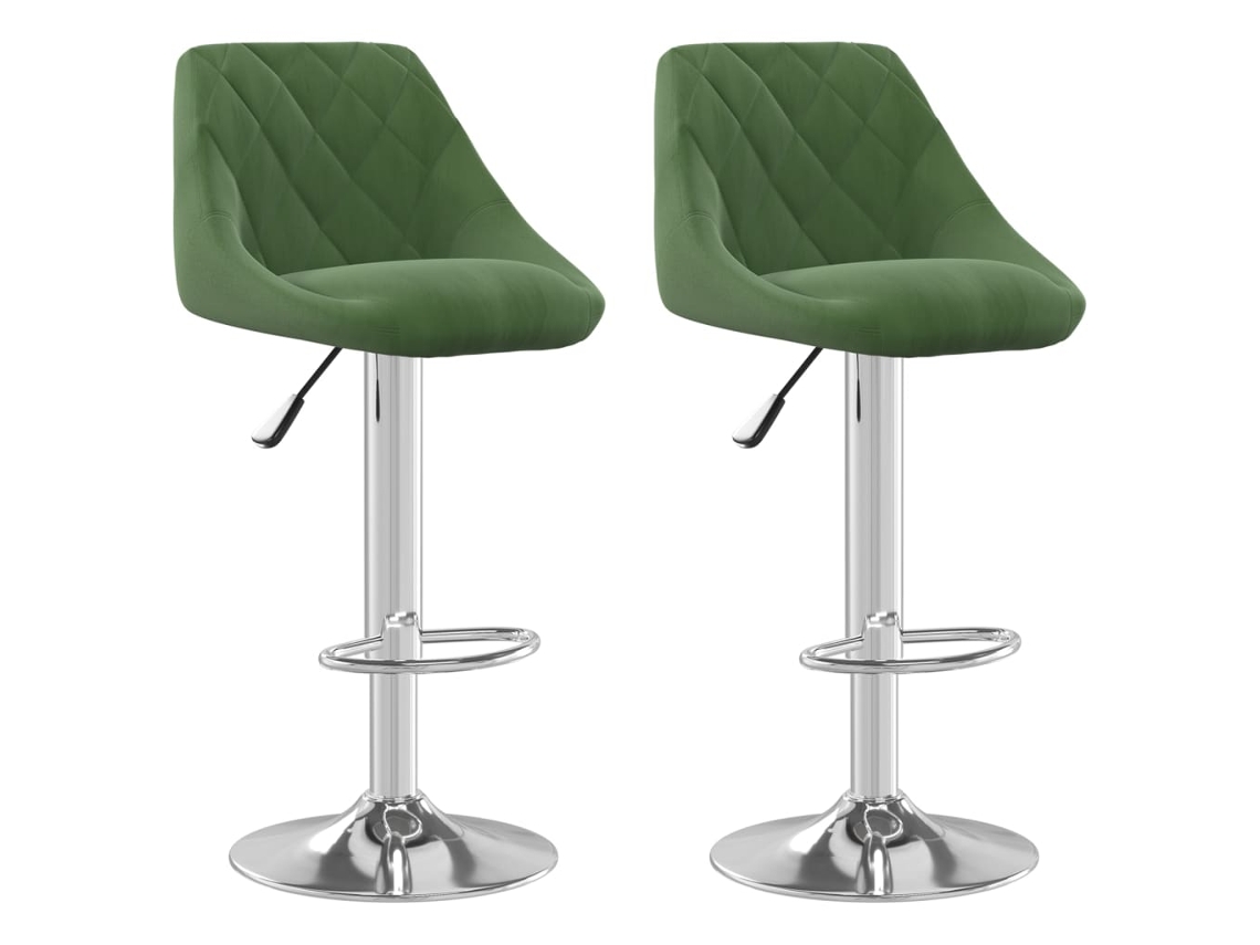 Bar Stool, Bar Stools Vidaxl Verde Veludo (n/a)