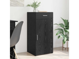 Vidaxl Buffet Carvalho Preto 45 X 42,5 X 93 Cm Madeira Processada