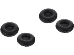 2 Pares de Almofadas Auriculares de Espuma Preta Confortáveis para Substituição. SFUSHOS