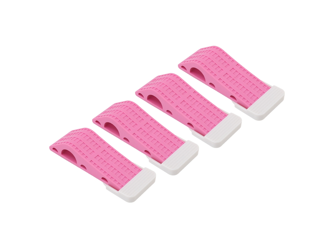 Parafusos de Porta Borracha Antiaderente Rosa Fixos