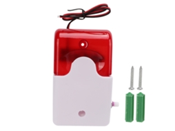 Alarme Sonoro Com Luz E Flash, Alta Decibelimagem, Ajustável E Resistente A Impactos, Dispositivo De Segurança