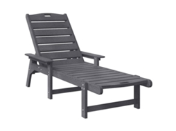 Maison Exclusive - Espreguiçadeira 2 Pcs Cinzento-claro 195,5 X 53 X 98,5 Cm