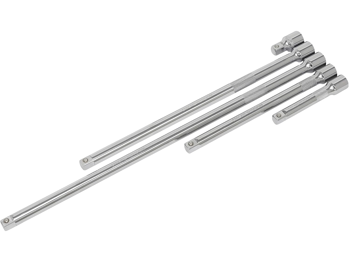 Conjunto De 5 Barras De Extensão Ak6351 Com Encaixe Quadrado De 1/2".