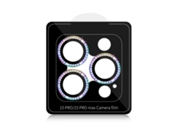 A Película Adequada Paralentes Cravejadas De Diamantes Com Cores Vibrantes, Compatíveis Com Apple 14 Pro/14 Pro Max.