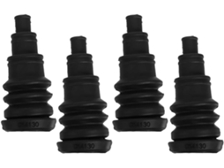 Kit Com 4 Peças De Ilhós Borracha Para Organização Cabos Em Veículos,