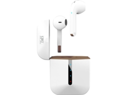 Auriculares Bluetooth True Wireless TNB Zip (Outlet Caixa Aberta - In Ear - Microfone - Branco)