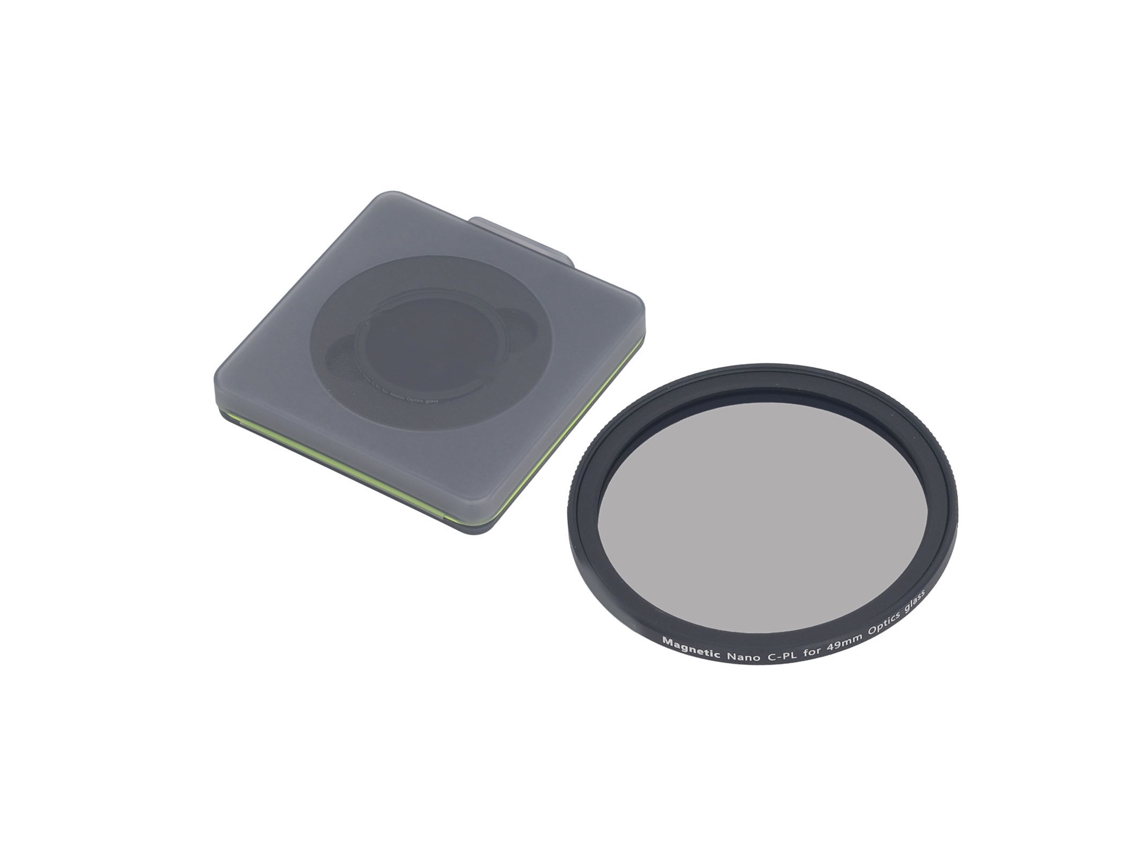 Filtro Cpl Circular Polarizador 49mm De Vidrio Óptico Hd Com Revestimento Nano Profissional Para Câmeras Ricoh Gr2 Gr3 Gr3x E Outras