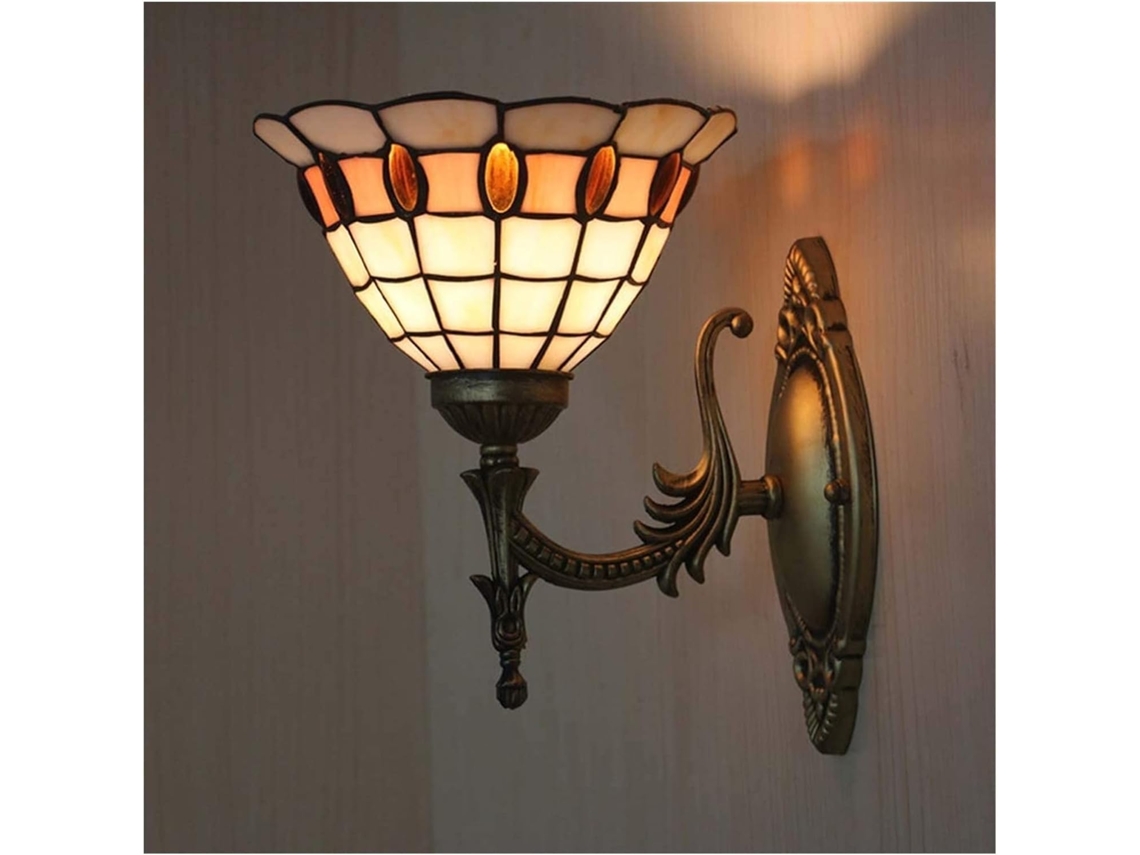Arandela Tiffany, Arandela Vintage, Luminária De Parede Estilo Tiffany, Luminária De Leitura Estilo Tiffany, Iluminação