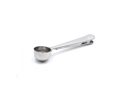 Coador de café com clipe de aço inoxidável de 16 cm