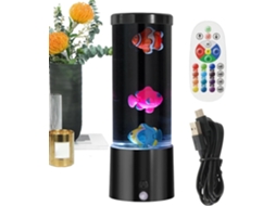 Luz noturna para adultos, alimentada por USB, com mudança de cor.