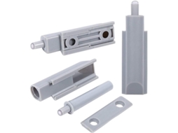 Fecho De Porta Com Amortecedor Abs Push-on-open Para Guarda-roupas,
