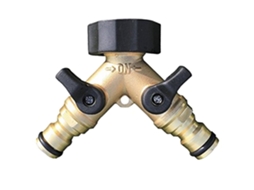 Conector Hexagonal De Latão Reforçado Em Formato De Y Para Mangueira