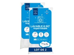 Conjunto De 2 Protetores De Colchão Para Bebê 60x120 Cm Protetor Impermeável E Micro Respirável Lavável A 90°c Flexível E Silencioso Ptit Lit