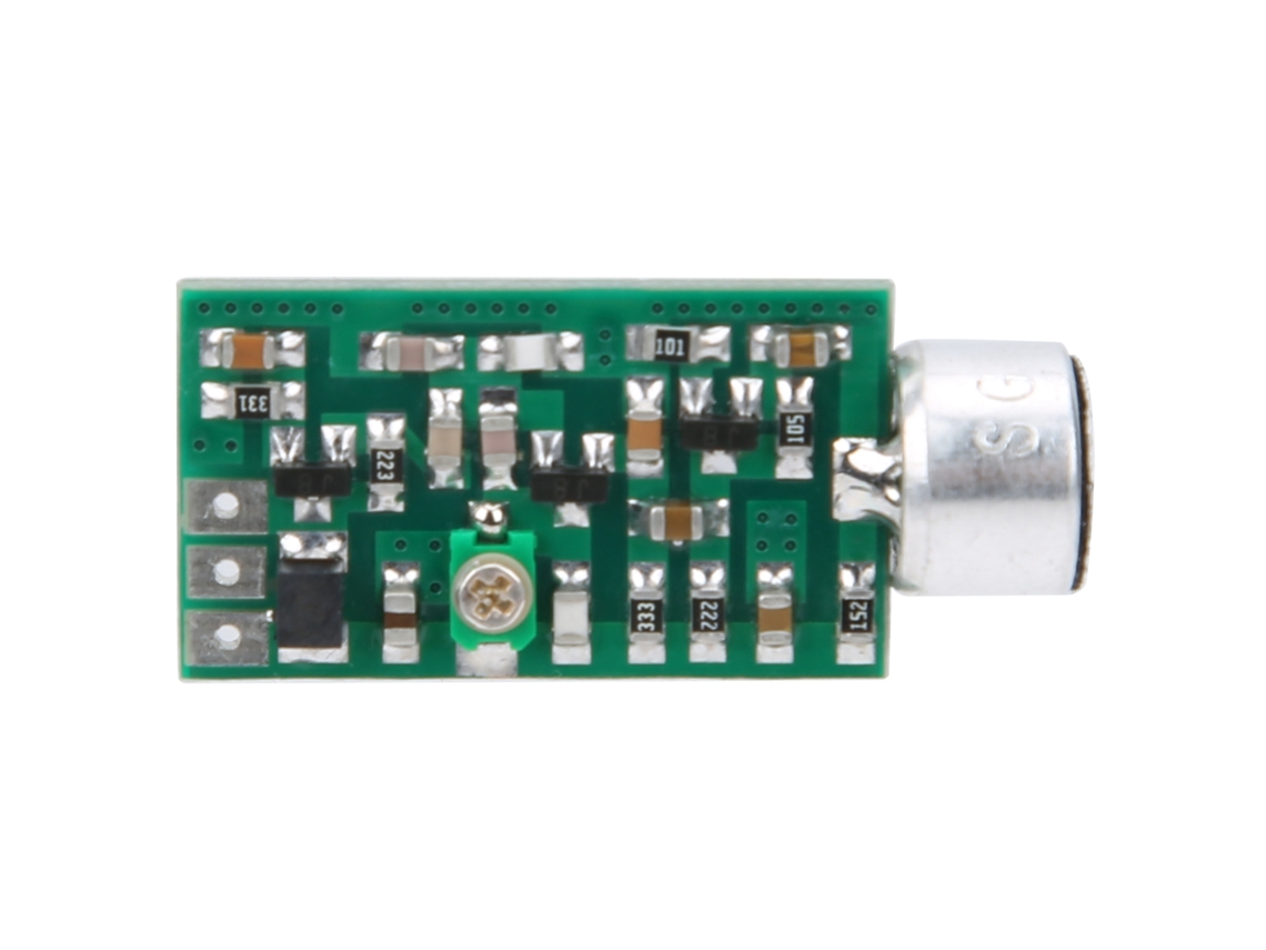 Módulo de Microfone Fm de Captura Transmissor Sem Fio de Áudio Placa Elétrica 100mhz