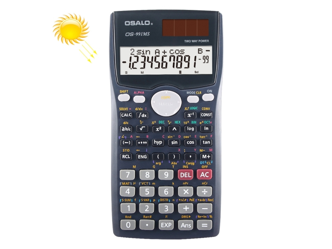 Calculadora Multifuncional para Estudantes com Visor Lcd BRILVIBERA