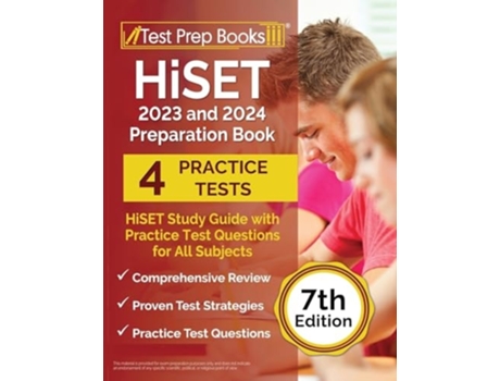 Livro Hiset 2023 And 2024 Preparation Book Hiset Study Guide With Practice Test Questions For All Subjects 7th Edition De Joshua Rueda (inglês)
