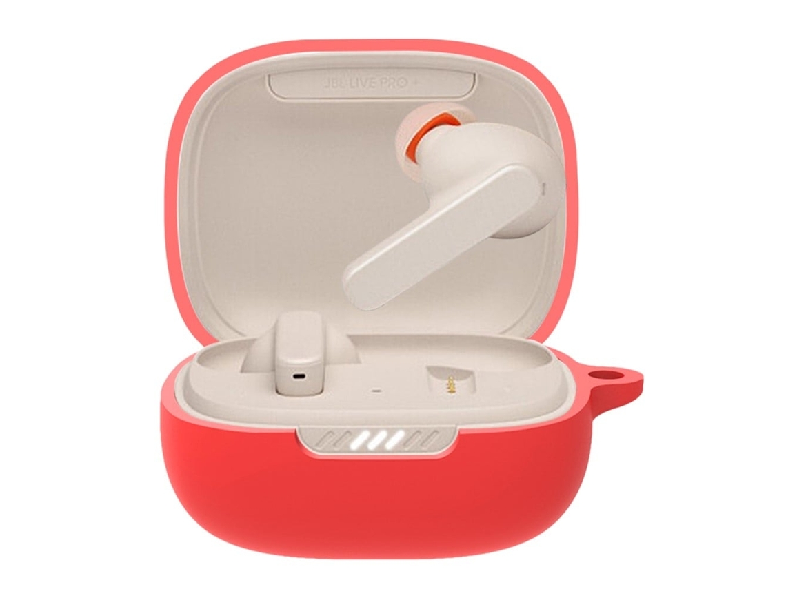 Capa De Silicone Jbl Live Pro Plus Vermelha Brilvibera