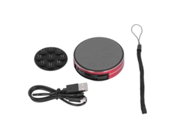 Alto Falante Mali de Condução Óssea Estéreo Mini, IPX4, Casa, Exterior, Viagem, Vermelho