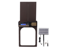 Porta Automática Para Galinheiro, Temporizador Movido A Energia Solar, Ip45, À Prova Dágua, Alumínio, Portas Automáticas Para Galinheiro, Para Fazend